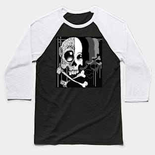 Skullandbones shadows Baseball T-Shirt